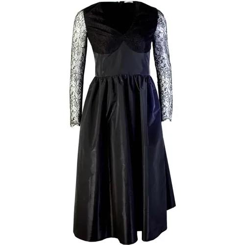 Long Dress with Lace details - Lardini - Modalova