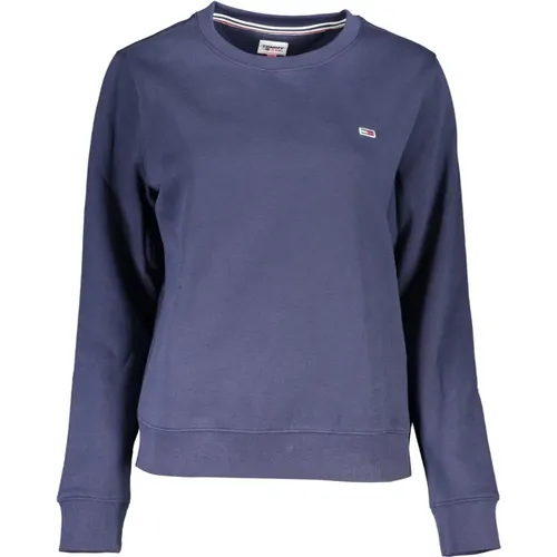 Long Sleeve Sweatshirt with Logo , female, Sizes: XS - Tommy Hilfiger - Modalova