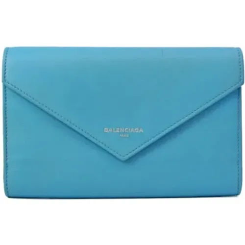 Pre-owned Leather wallets , female, Sizes: ONE SIZE - Balenciaga Vintage - Modalova