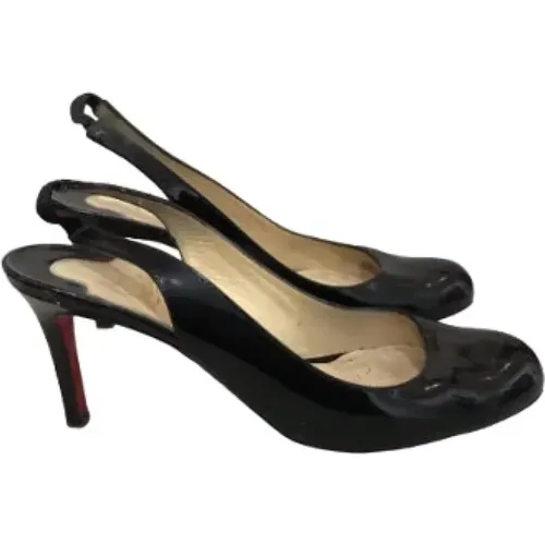 Pre-owned Leather heels , female, Sizes: 4 1/2 UK - Christian Louboutin Pre-owned - Modalova