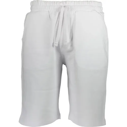 Sportliche weiße Herrenshorts mit Druck , Herren, Größe: M - North Sails - Modalova