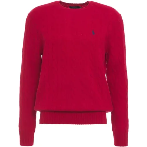 Roter Strickpullover Aw24 Handwäsche - Ralph Lauren - Modalova