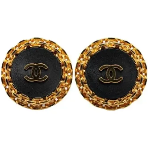 Pre-owned Plastic earrings , female, Sizes: ONE SIZE - Chanel Vintage - Modalova