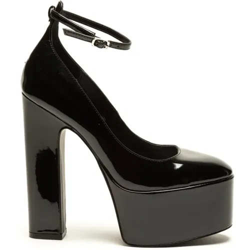 Lacquered Eco-Leather Heels , female, Sizes: 4 1/2 UK - Steve Madden - Modalova