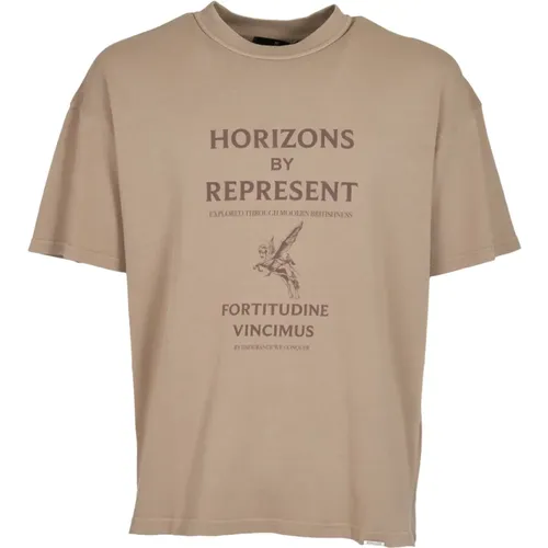 Horizons T-Shirt Kollektion , Herren, Größe: L - Represent - Modalova