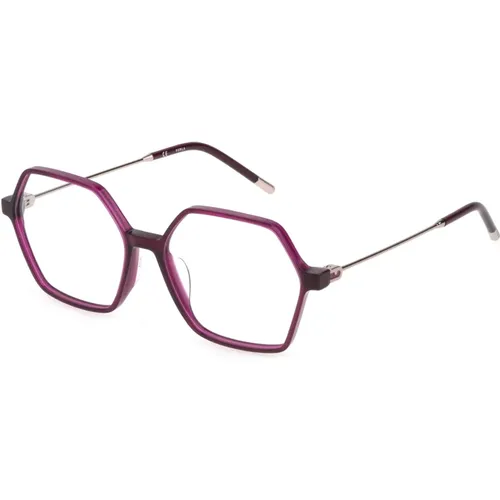 Vfu636 Brille , Damen, Größe: 54 MM - Furla - Modalova