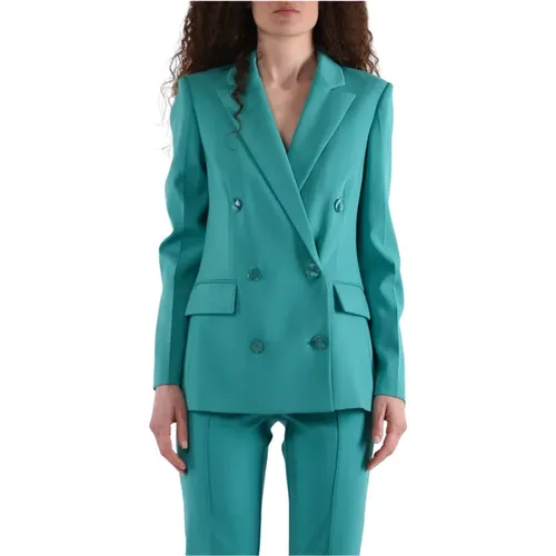 Doppelreihiger Blazer aus Crepe-Stoff - PATRIZIA PEPE - Modalova