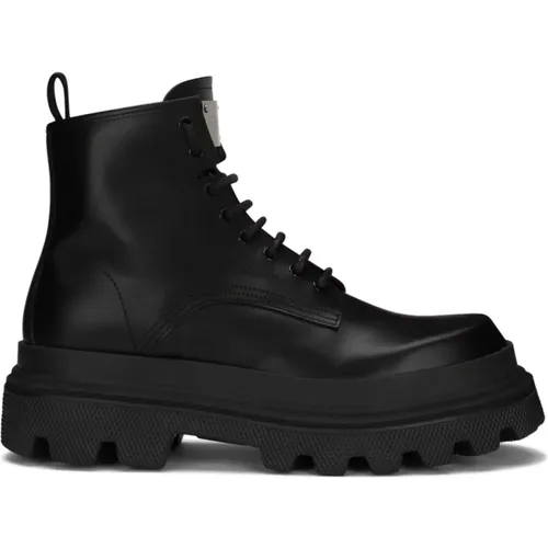Boots , male, Sizes: 10 UK - Dolce & Gabbana - Modalova