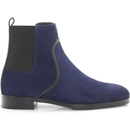 Suede Calf Leather Ankle Boots , female, Sizes: 3 UK - Sergio Rossi - Modalova