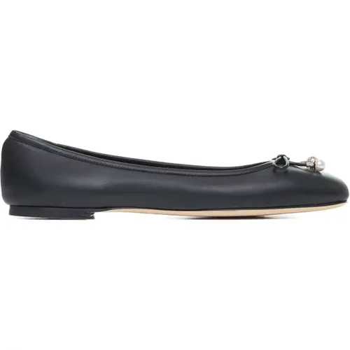 Flat Shoes Elegant Style , female, Sizes: 8 UK, 5 UK, 3 UK, 6 UK, 4 UK, 4 1/2 UK, 7 UK - Jimmy Choo - Modalova