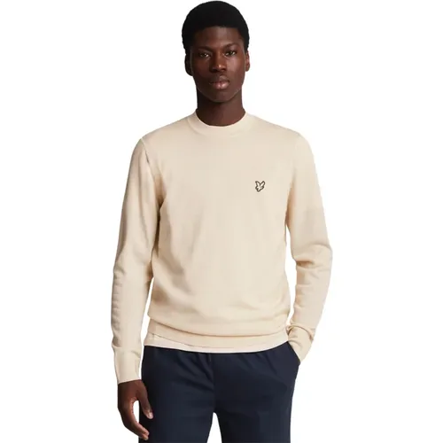 Merino Crew Neck Jumper , Herren, Größe: S - Lyle & Scott - Modalova