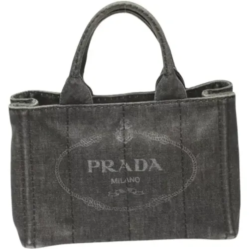 Pre-owned Denim prada-bags , female, Sizes: ONE SIZE - Prada Vintage - Modalova