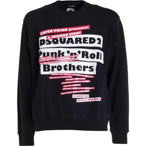 Sweatshirts , Herren, Größe: S - Dsquared2 - Modalova