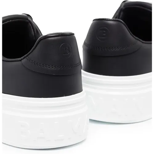 White Calf Sneaker , female, Sizes: 5 UK, 7 UK, 6 UK, 3 UK - Balmain - Modalova