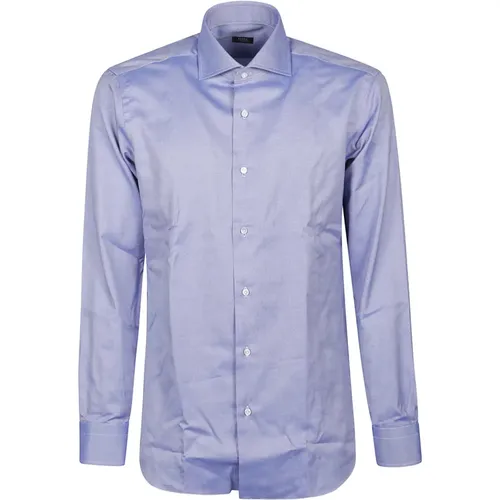 Classic Long Sleeve Neck Shirt , male, Sizes: XL, M, 2XL, L, 3XL - Barba Napoli - Modalova