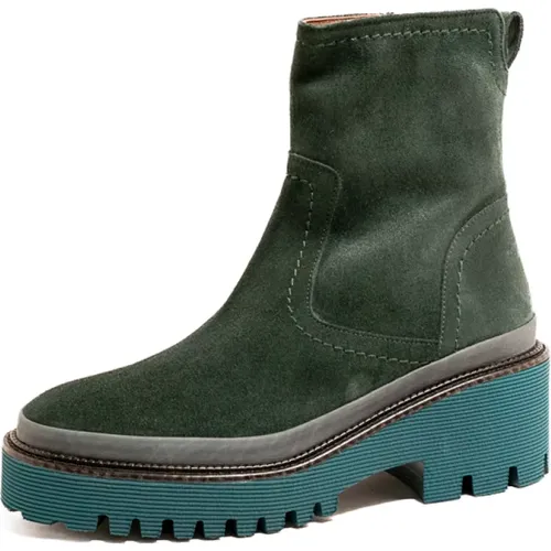 Damen Schuhe Petrol Velours Aw23 , Damen, Größe: 39 EU - Pons Quintana - Modalova