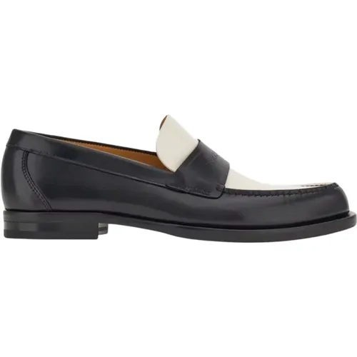 Zwei-Tone Logo-Debossed Loafers , Damen, Größe: 37 1/2 EU - Salvatore Ferragamo - Modalova