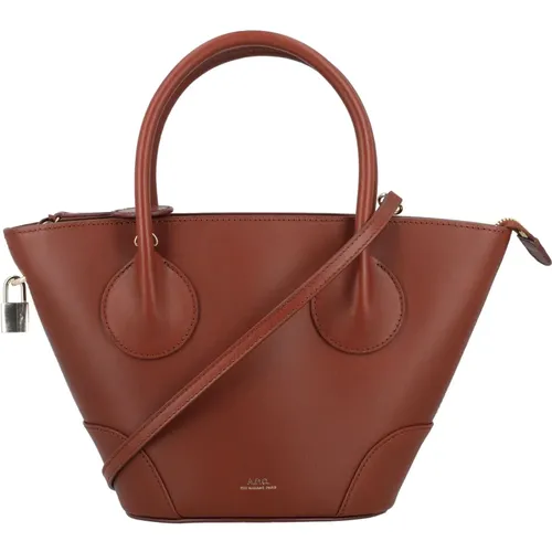 Women`s Bags Handbag Noisette Aw23 , female, Sizes: ONE SIZE - A.p.c. - Modalova