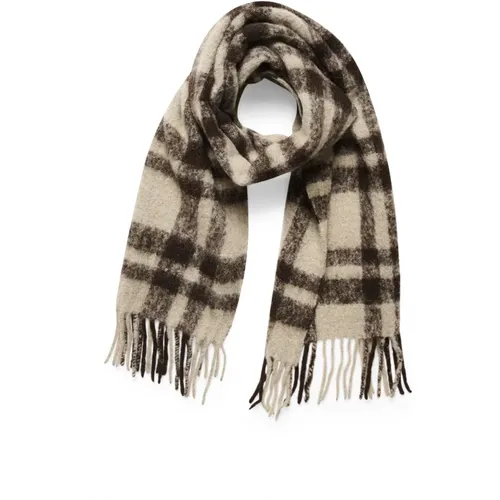 Neutral Check Scarf Accessory , female, Sizes: ONE SIZE - InWear - Modalova