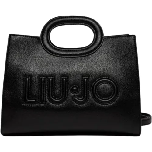 Mini Shopping Maxi Logo Bag , female, Sizes: ONE SIZE - Liu Jo - Modalova