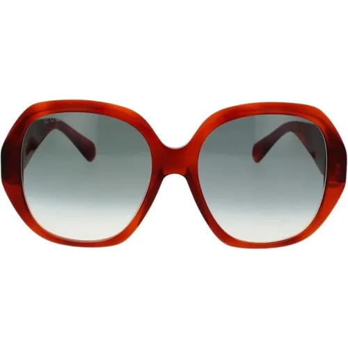 Oversize Geometrische Sonnenbrille - Gucci - Modalova