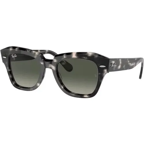 Rb2186 Sonnenbrille in Grau , unisex, Größe: 52 MM - Ray-Ban - Modalova