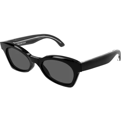 Grey Sunglasses , female, Sizes: 53 MM - Balenciaga - Modalova