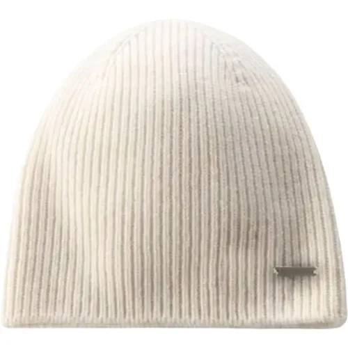 Cashmere Ribbed Beanie Cfwwac0140Fruf0668 - Size: M,Color: , unisex, Sizes: M - Woolrich - Modalova