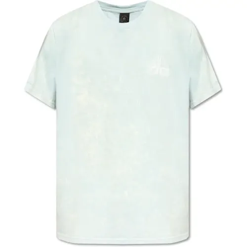 T-Shirt mit Logo , Herren, Größe: L - Moose Knuckles - Modalova