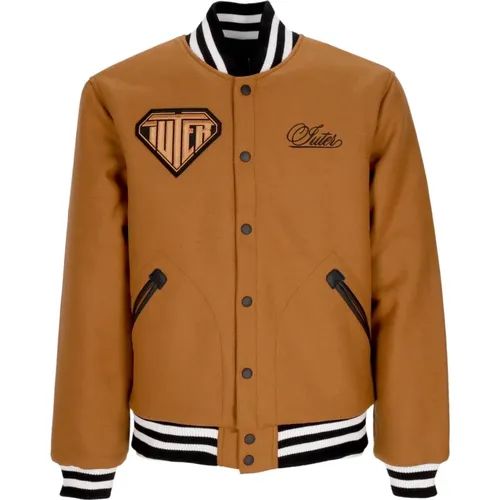 Family Varsity College Jacke Streetwear , Herren, Größe: L - Iuter - Modalova