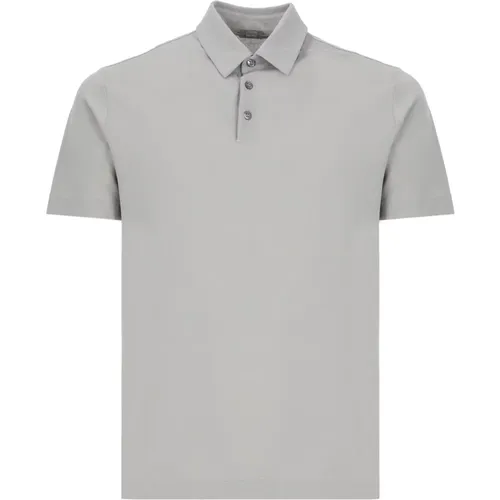 T-shirts and Polos Grey , male, Sizes: 3XL, M - Zanone - Modalova