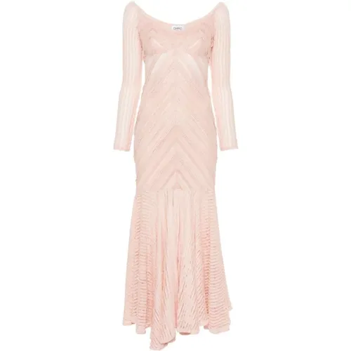 Dusty Pink Langes Kleid Souley , Damen, Größe: M - Charo Ruiz Ibiza - Modalova