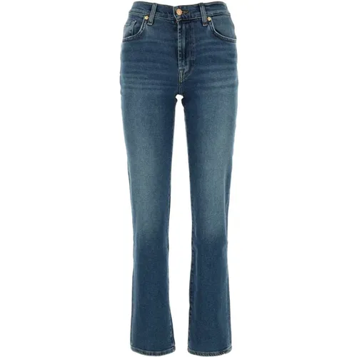 Ellie Stretch Denim Jeans , Damen, Größe: W26 - 7 For All Mankind - Modalova