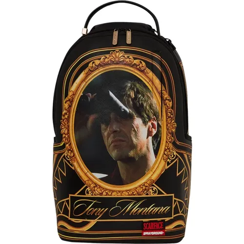 Scarface Binoculars Backpack , male, Sizes: ONE SIZE - Sprayground - Modalova