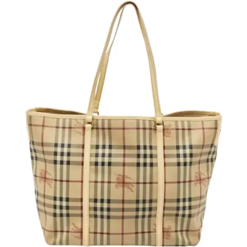 Pre-owned Leather totes , female, Sizes: ONE SIZE - Burberry Vintage - Modalova