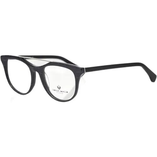 Geometrische Blaue Nachtsichtbrille Wayfarer Stil , Herren, Größe: ONE Size - Frankie Morello - Modalova