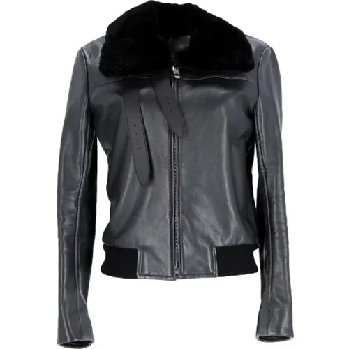 Pre-owned Leather outerwear , female, Sizes: S - Balenciaga Vintage - Modalova