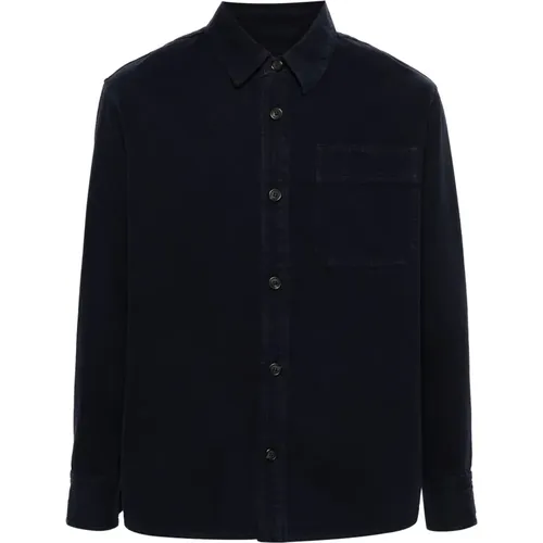 Classic Cotton Shirt with Chest Pocket , male, Sizes: M, L, XL - A.p.c. - Modalova