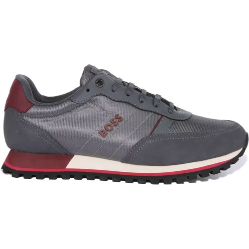 Parkour Running Shoes Grey Men , male, Sizes: 7 UK - Boss - Modalova