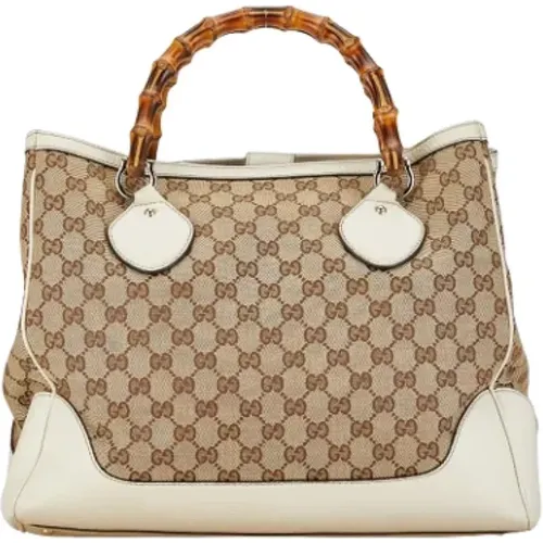 Pre-owned Canvas handbags , female, Sizes: ONE SIZE - Gucci Vintage - Modalova