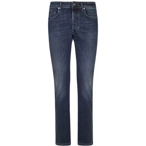 Blaue Division Blaue Jeans , Herren, Größe: W34 - Incotex - Modalova