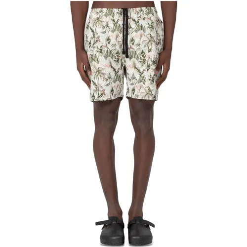 Bunte Parrot Jacquard Shorts , Herren, Größe: L - Pleasures - Modalova