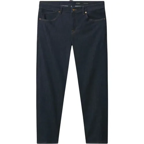 Kontraststich Tapered Stretch Jeans - Gabba - Modalova