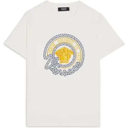 T-Shirts und Polos mit Medusa-Logo-Print - Versace - Modalova