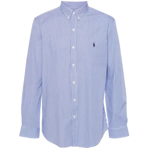 White Striped Shirt , male, Sizes: L, 2XL, S, M, XL - Ralph Lauren - Modalova