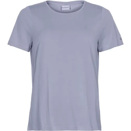 Herzdetail Dusty T-Shirt , Damen, Größe: L - IN FRONT - Modalova