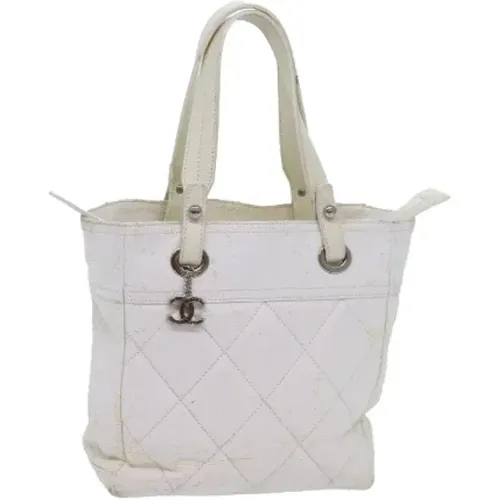 Pre-owned Canvas chanel-bags , female, Sizes: ONE SIZE - Chanel Vintage - Modalova