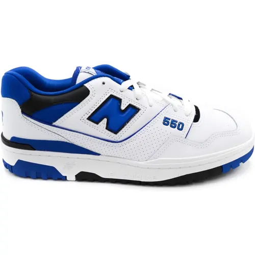 Blaue Ledersneakers , unisex, Größe: 45 1/2 EU - New Balance - Modalova