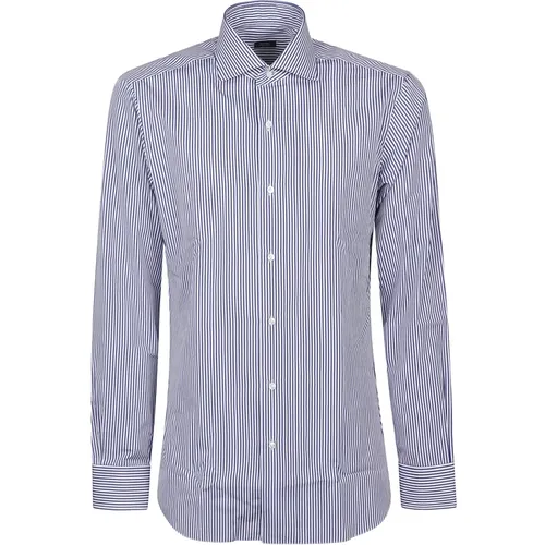 Classic Neck Shirt , male, Sizes: XL, L, 3XL, 2XL - Barba Napoli - Modalova