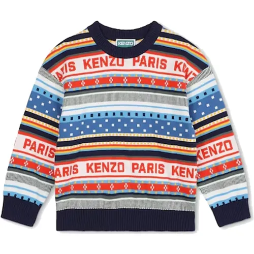 Jacquard-Strickpullover mit Elegantem Design - Kenzo - Modalova